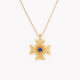 Encantos Portugal blue cross necklace