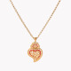 Encantos Portugal small red heart necklace