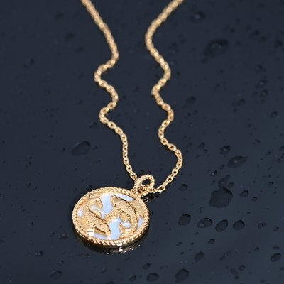 Collar BeLove con nácar y signo del zodiaco