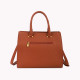 Tote style bag with front closure and GB detail