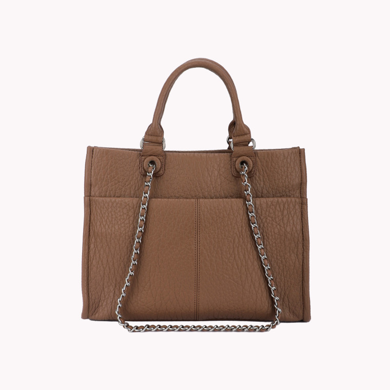 Bag with GB interlaced chain handles