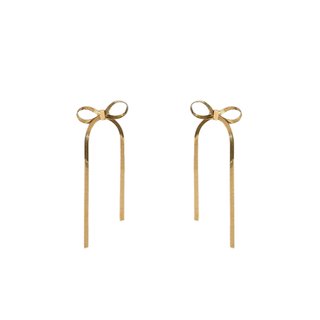 Pendientes de acero en forma de lazo