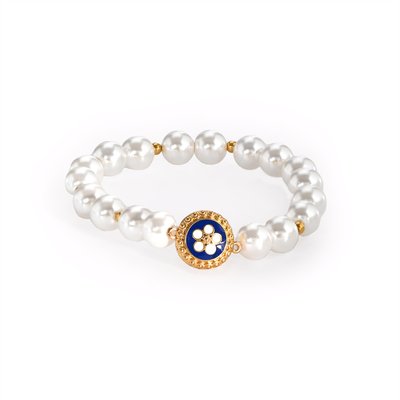 Encantos Portugal pearl and caramujo bracelet