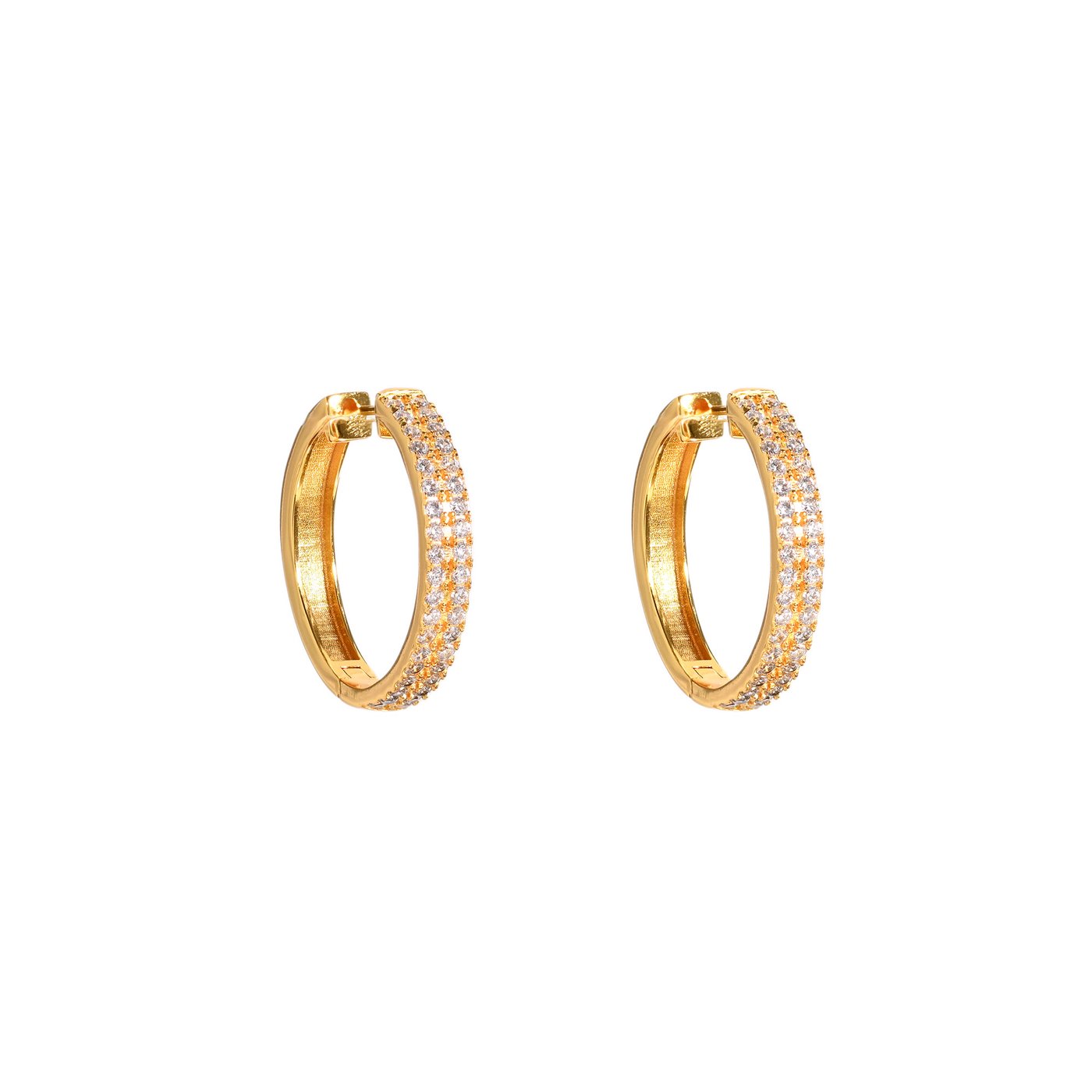 BeLove hoops with set zirconia