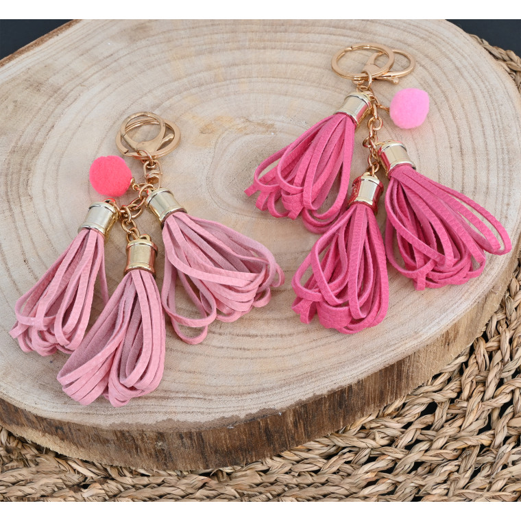 Keychain brights and pompom GB