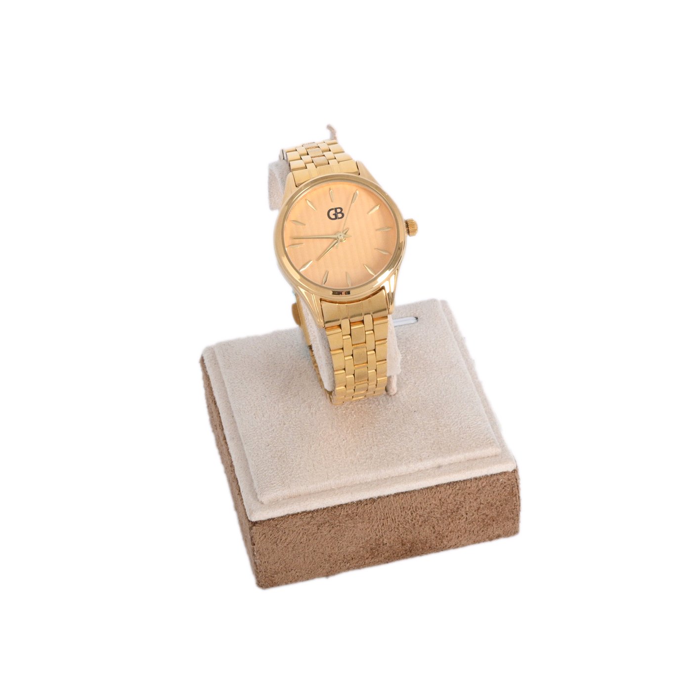 Analog watch gold | yellow background GB