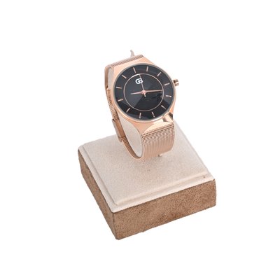 Montre analogique bronze | fond noir GB