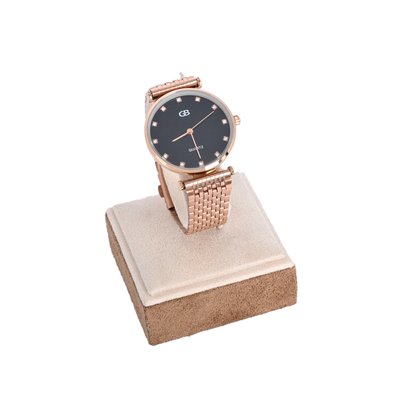 Montre analogique bronze | fond noir GB