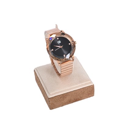 Montre analogique bronze | fond noir GB