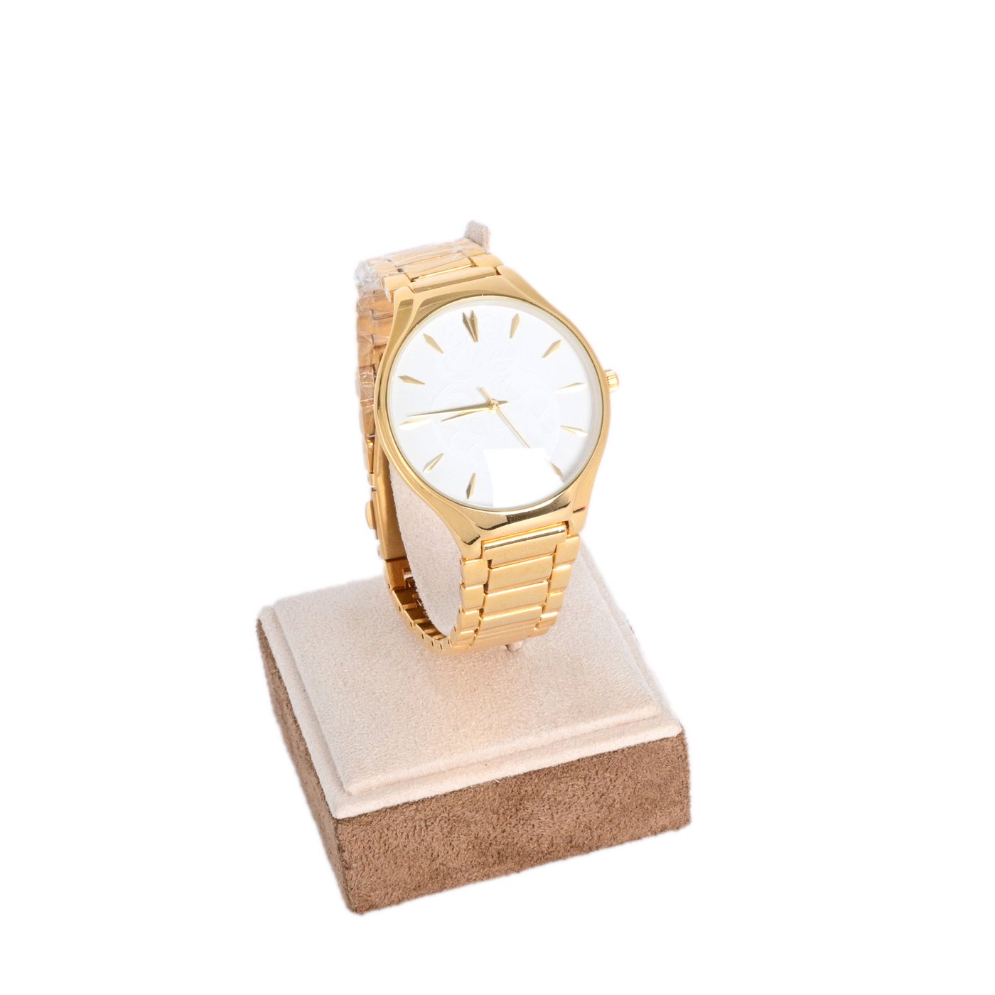 Analog watch gold | white background GB