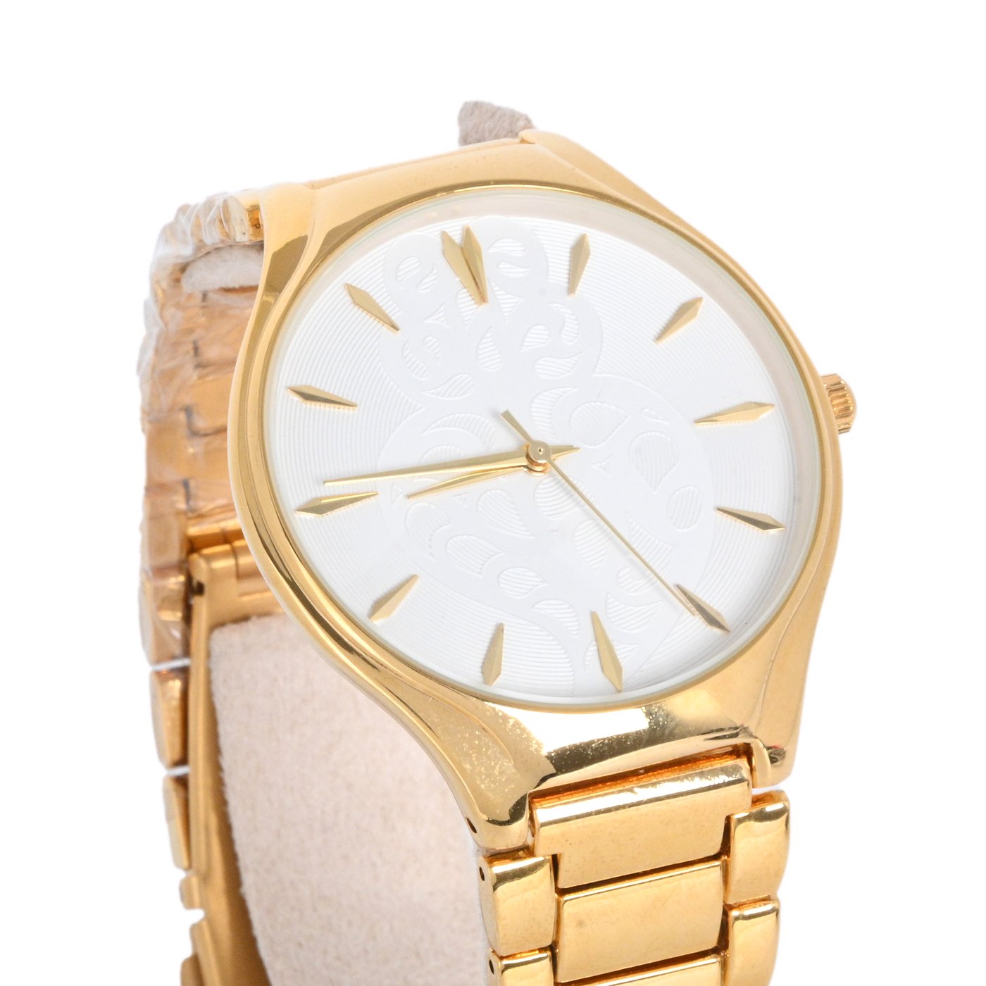 Analog watch gold | white background GB