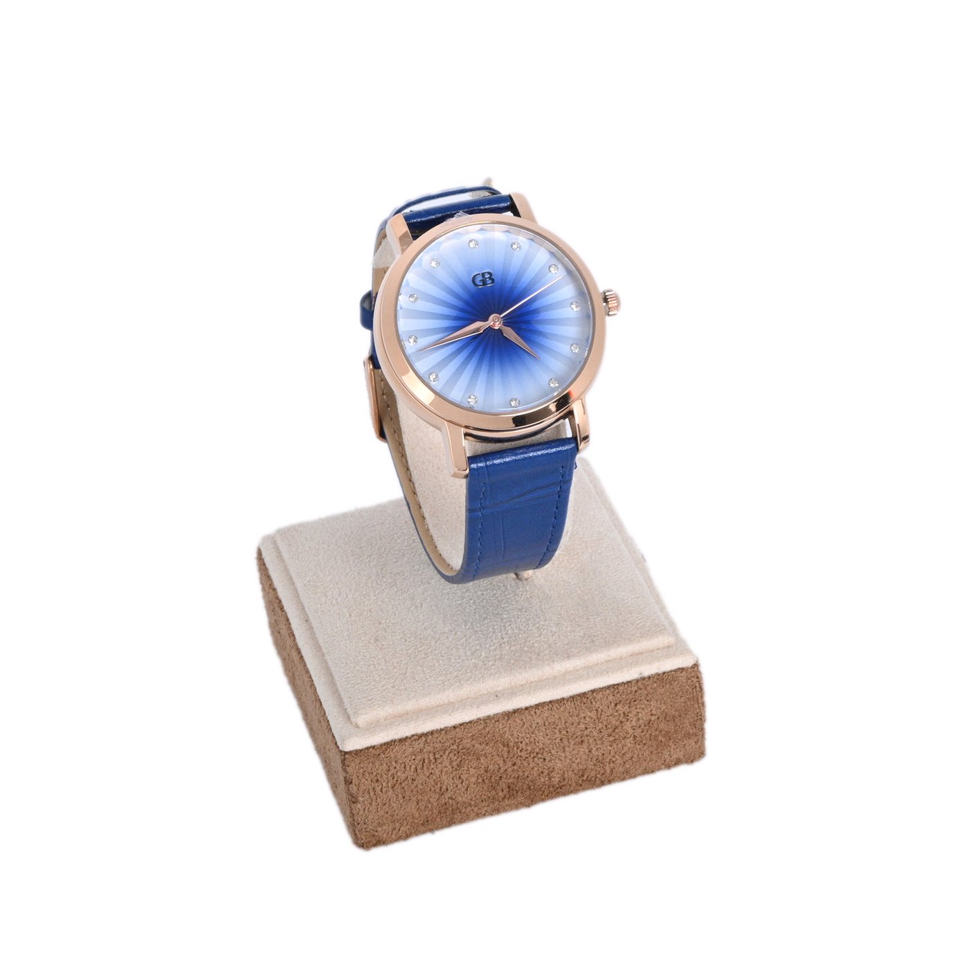 Blue analog watch GB