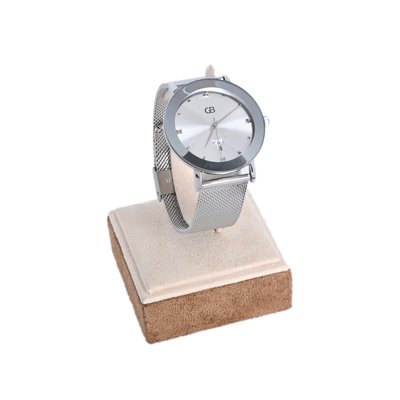 Montre analogique argent | fond blanc GB