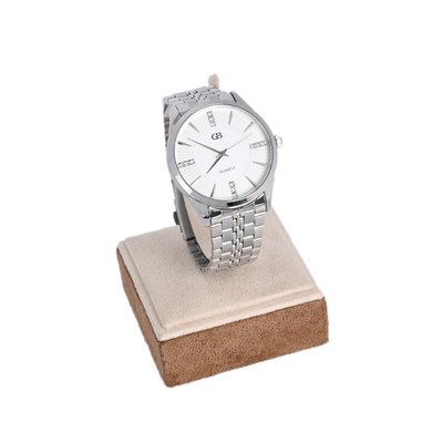 Montre analogique argent | fond blanc GB