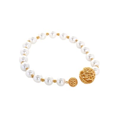 Adjustable Encantos de Portugal bracelet with pearl