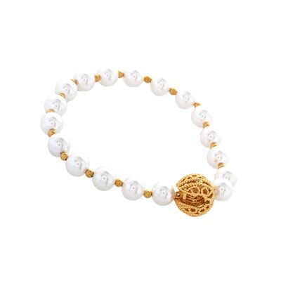 Adjustable Encantos de Portugal bracelet with pearl