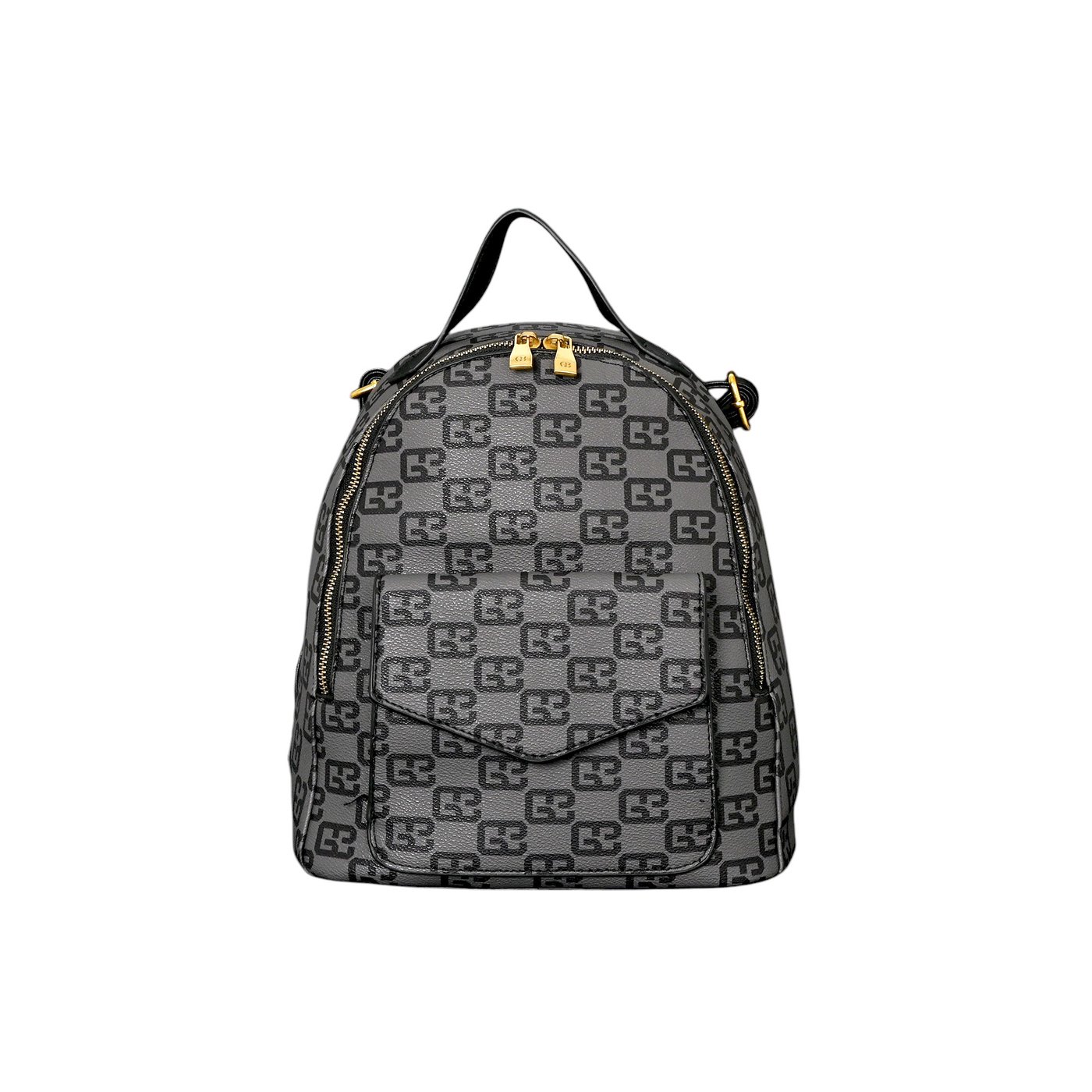 Ladies\' backpack with checkered pattern