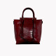 Mala Shopper com textura croco