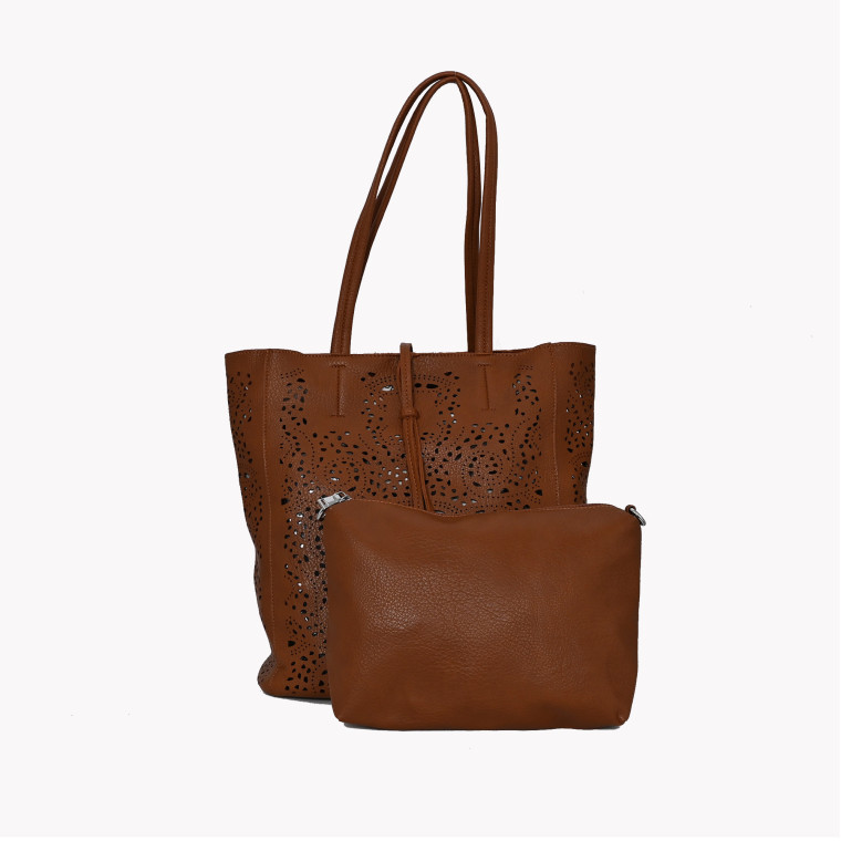 Sac Shopper ajouré avec poche intérieure