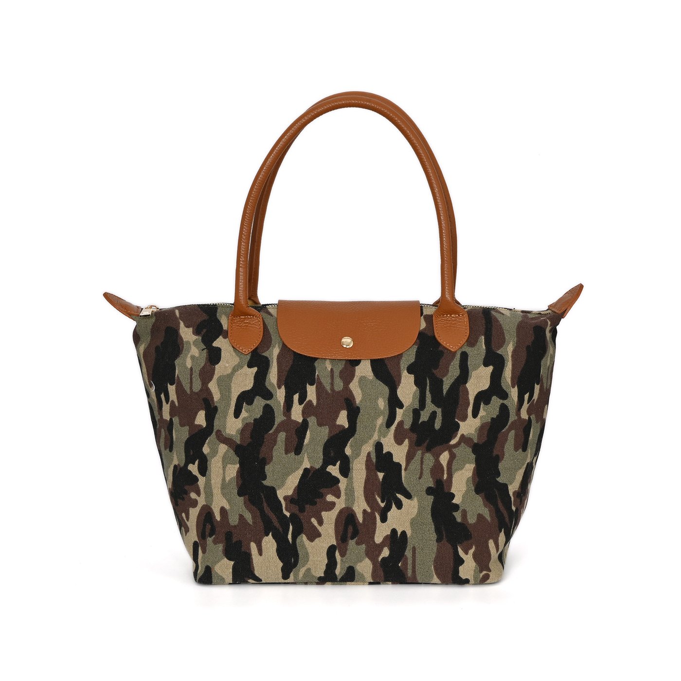 Bolso de piel estilo con estampado