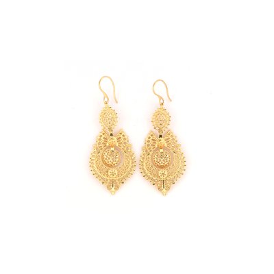 Boucles d\'oreilles semi précieuse rainha GB