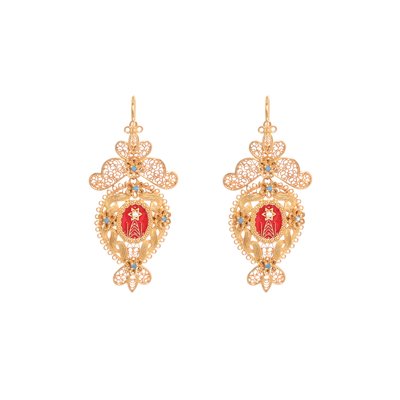 Encantos Portugal monstrance earrings