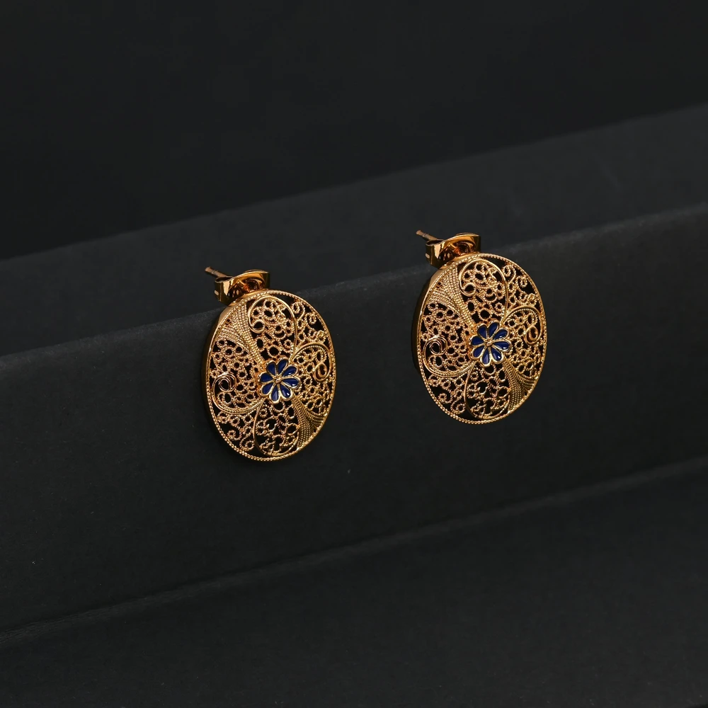 Pendientes Encantos Portugal tradicionales y flor