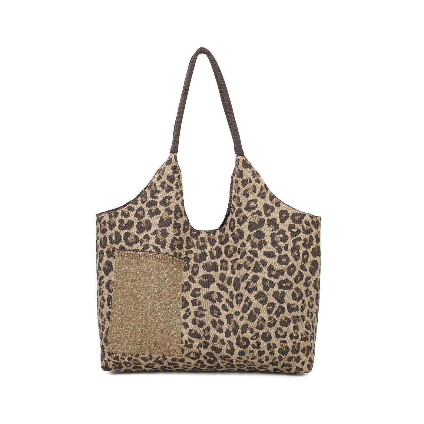 Mala Shopper Collection em tecido com bolso