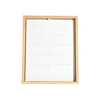 Espositore beige per orecchini vari