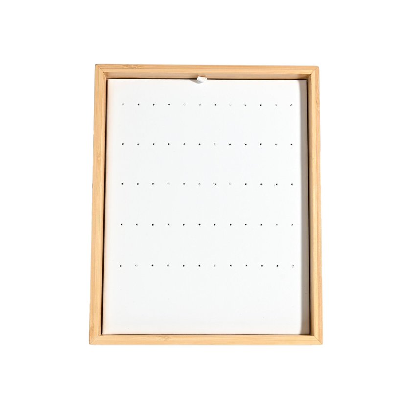 Expositor para pendientes diversos beige