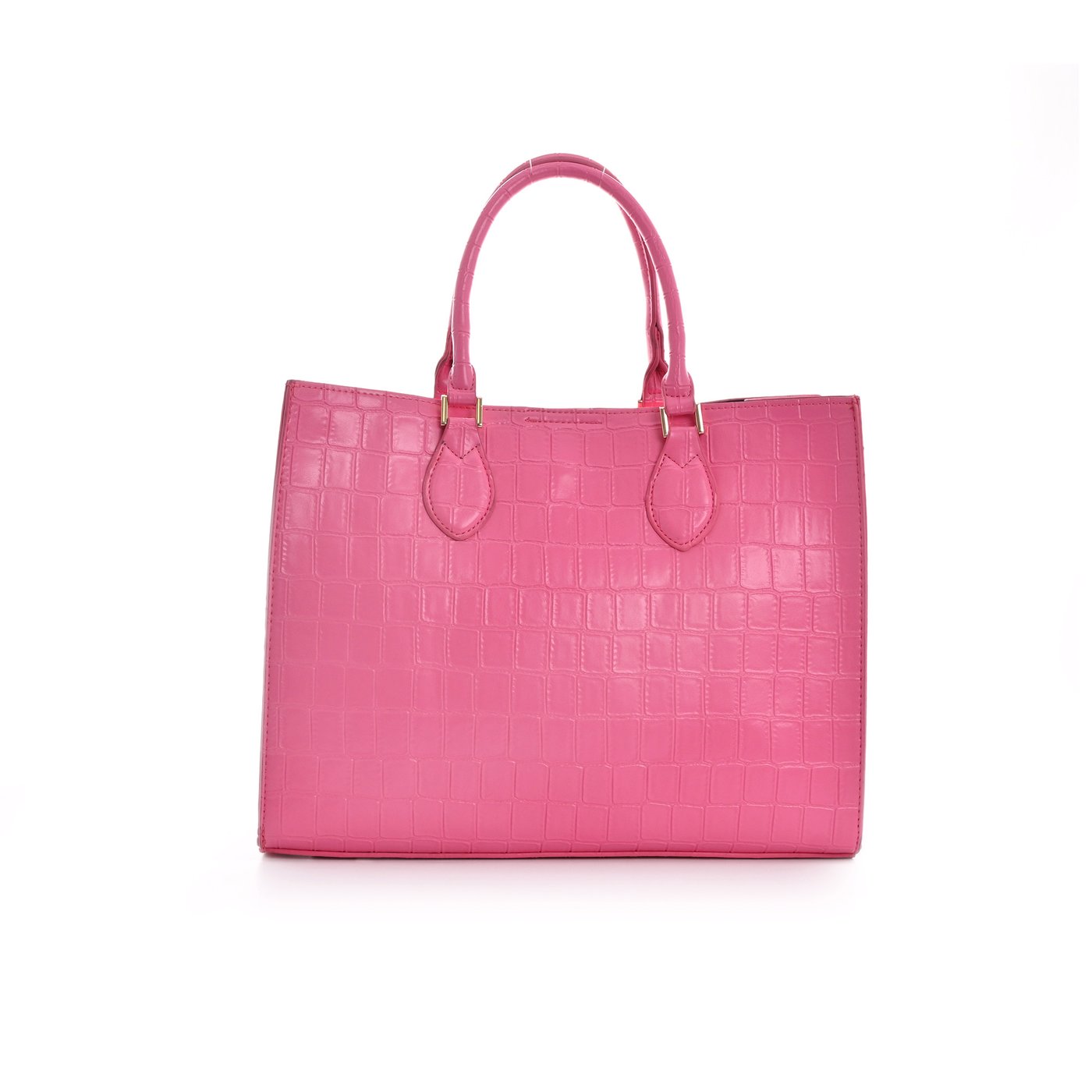 Tote style bag with GB croco texture