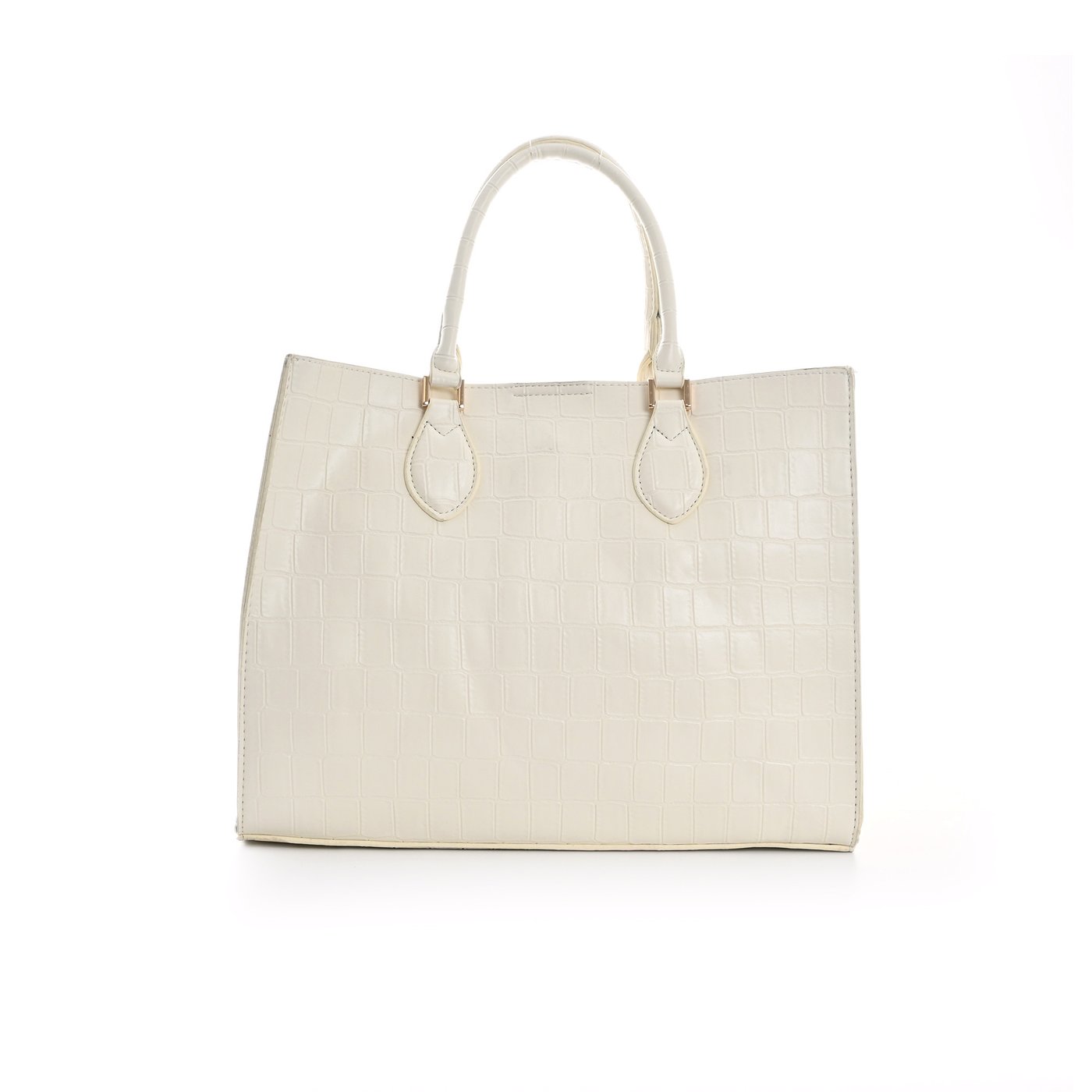 Tote style bag with GB croco texture