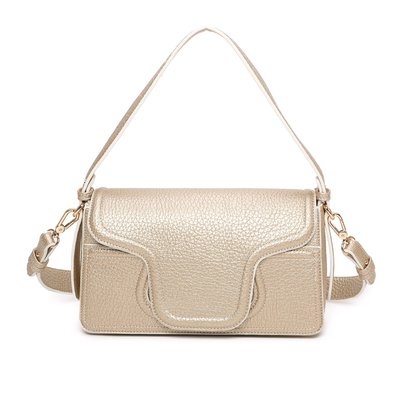 Shoulder bag with distinctive flap closure GB