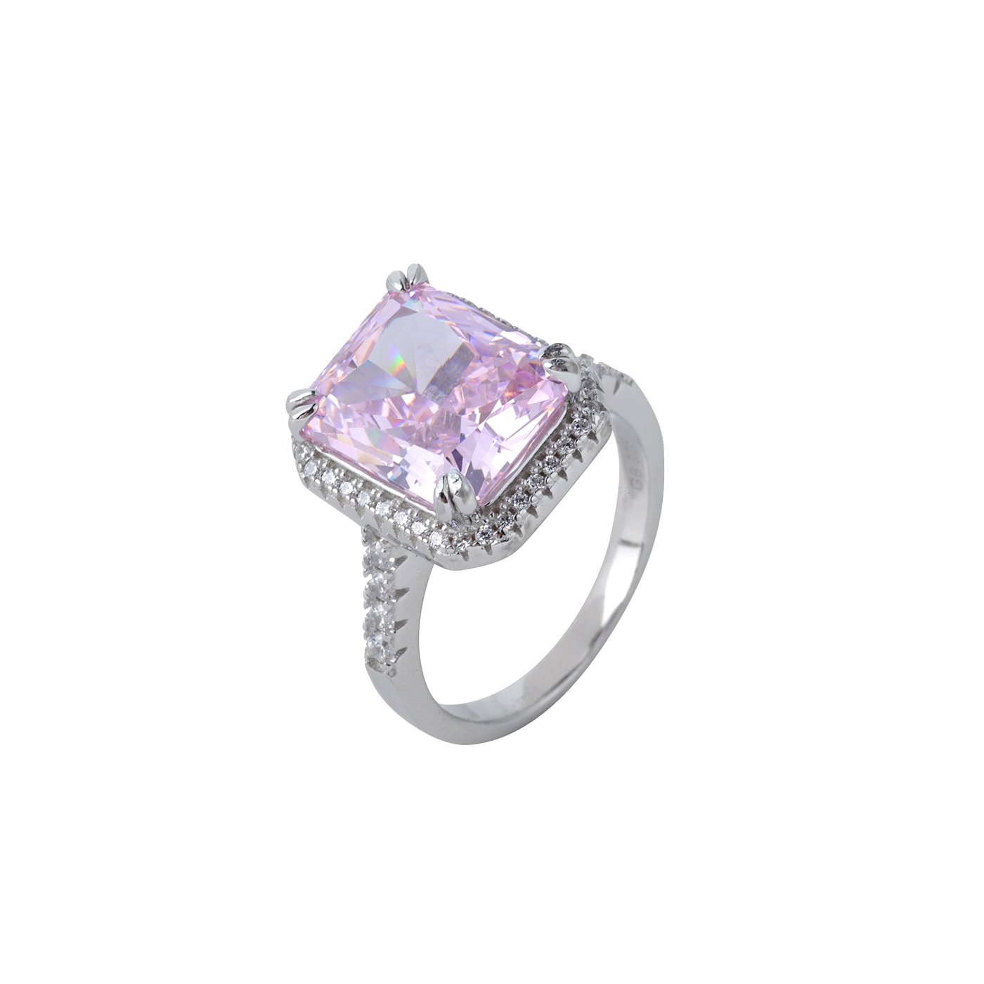 Luxury Ring with rectangular stone