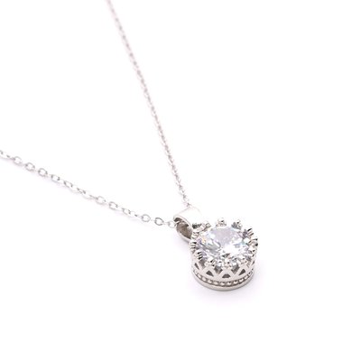 Luxury Round Necklace with zirconia