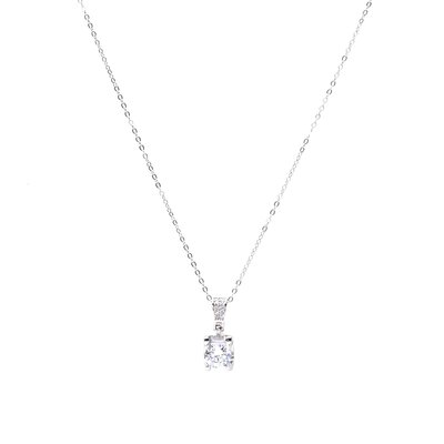 Collier Luxury avec zirconia carrée