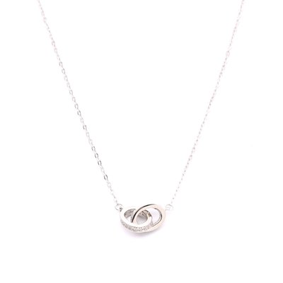 Luxury Necklace with intertwined circles