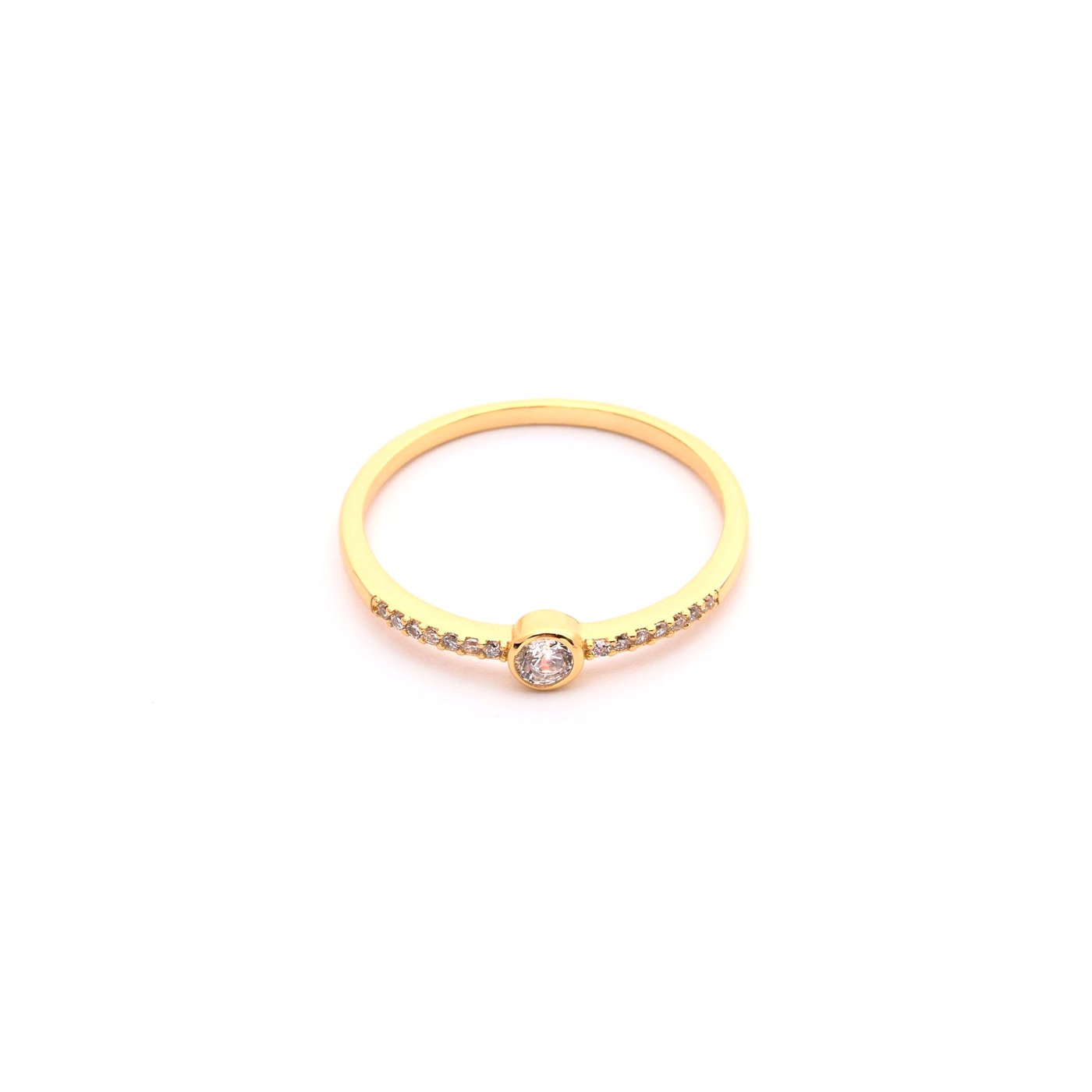 Anillo Luxury básico con brillantes