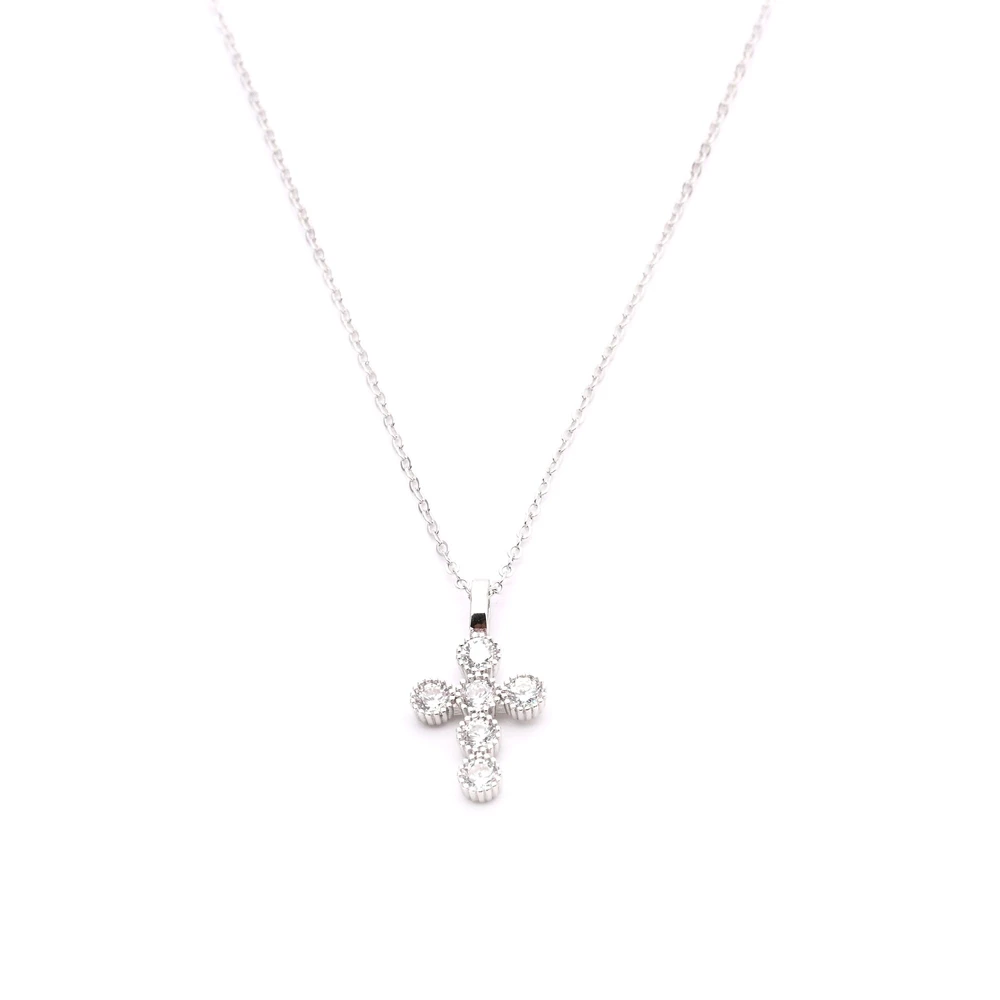 Luxury Necklace with sparkling cross
