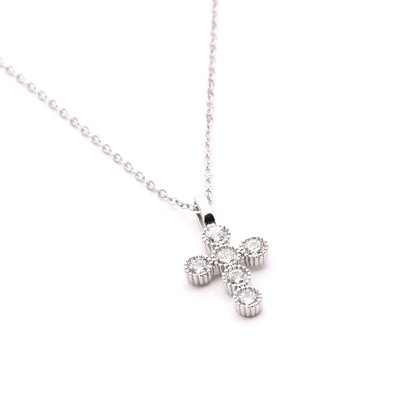 Luxury Necklace with sparkling cross