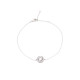 Pulseira S925 redonda transparente GB