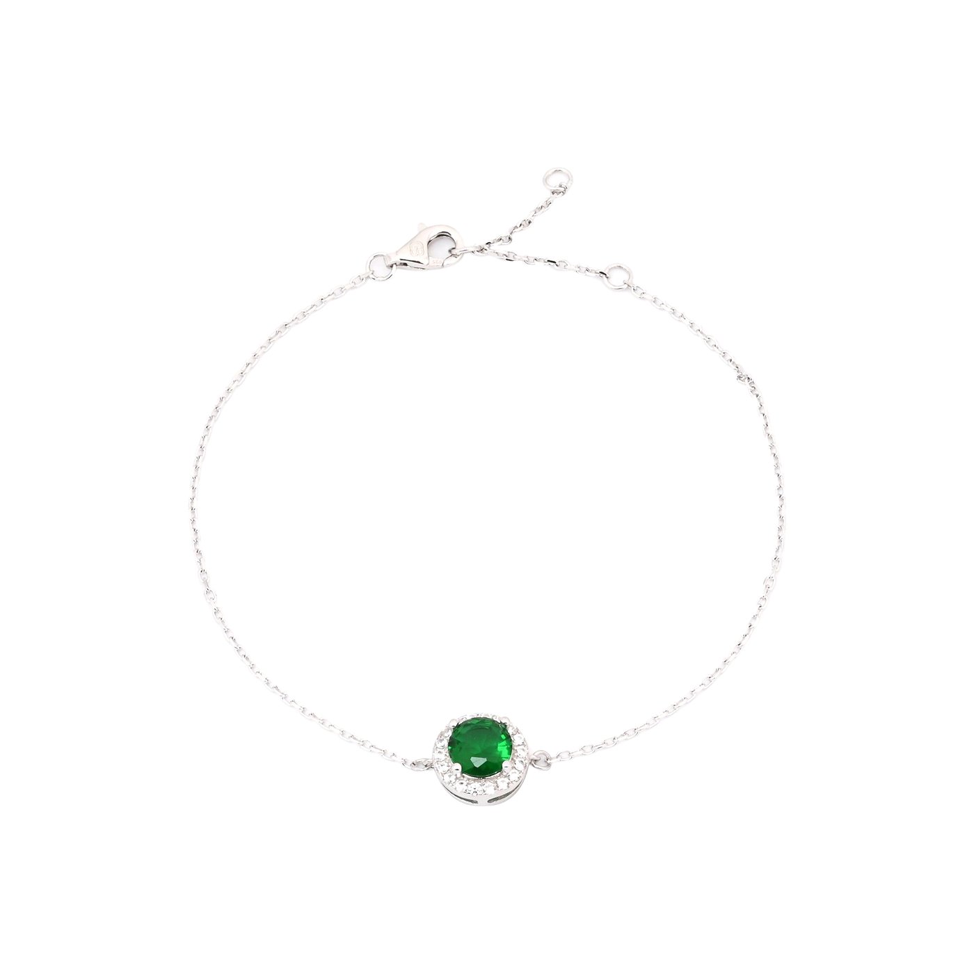 Bracciale Luxury rotondo verde