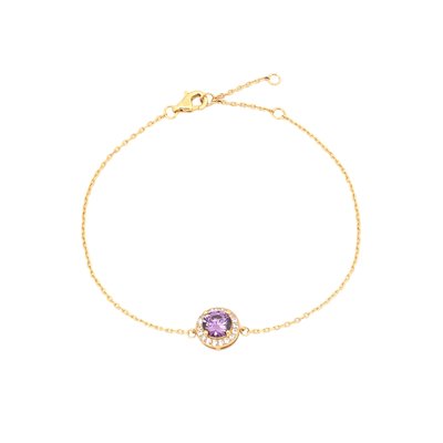 Bracelet Luxury rond lilas