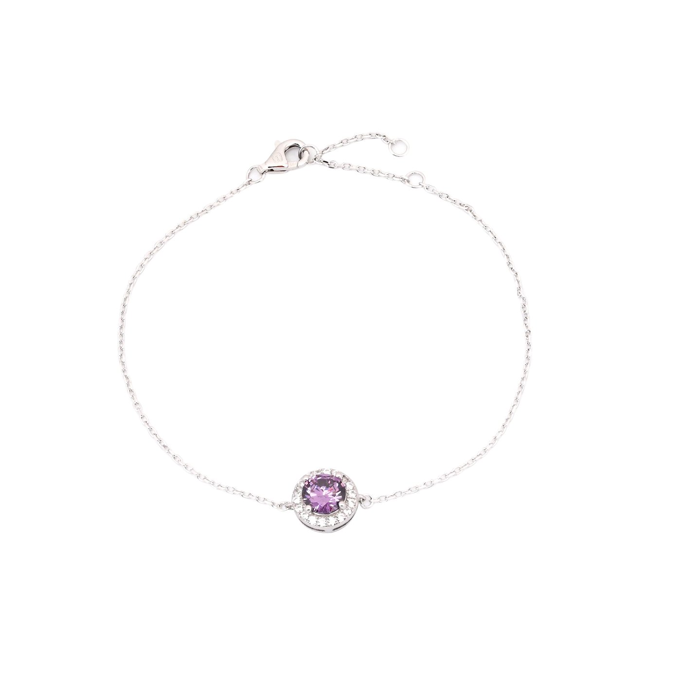 Pulsera Luxury redonda lila