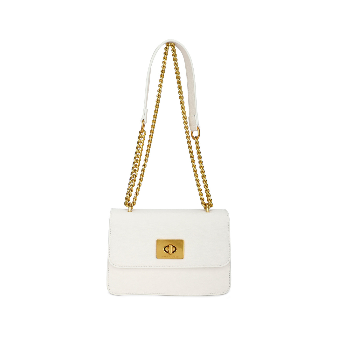 Shoulder bag with golden chain