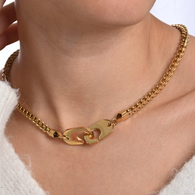 Collar Glamour con esposas