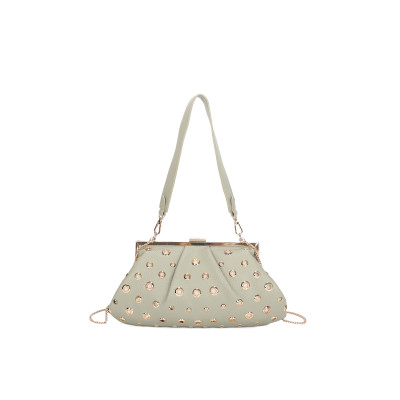 Shoulder bag with studs