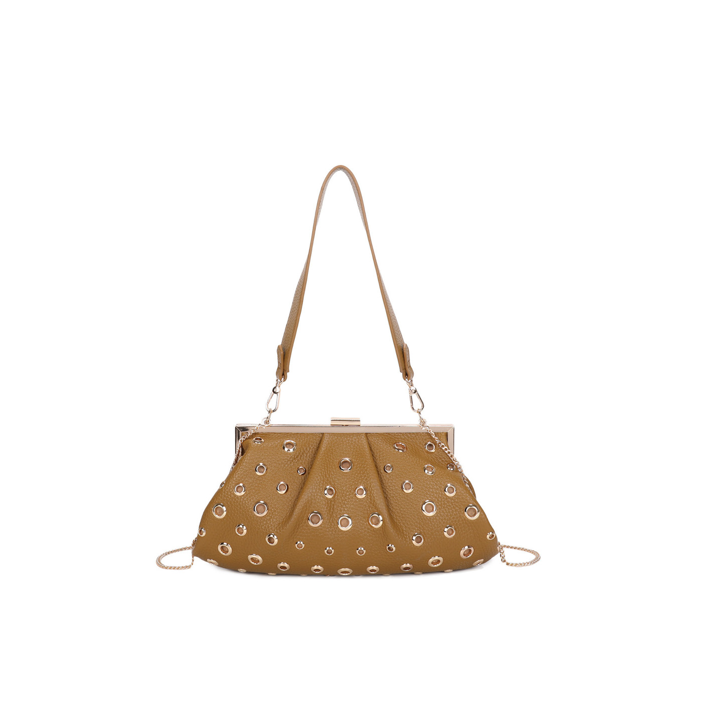 Shoulder bag with studs