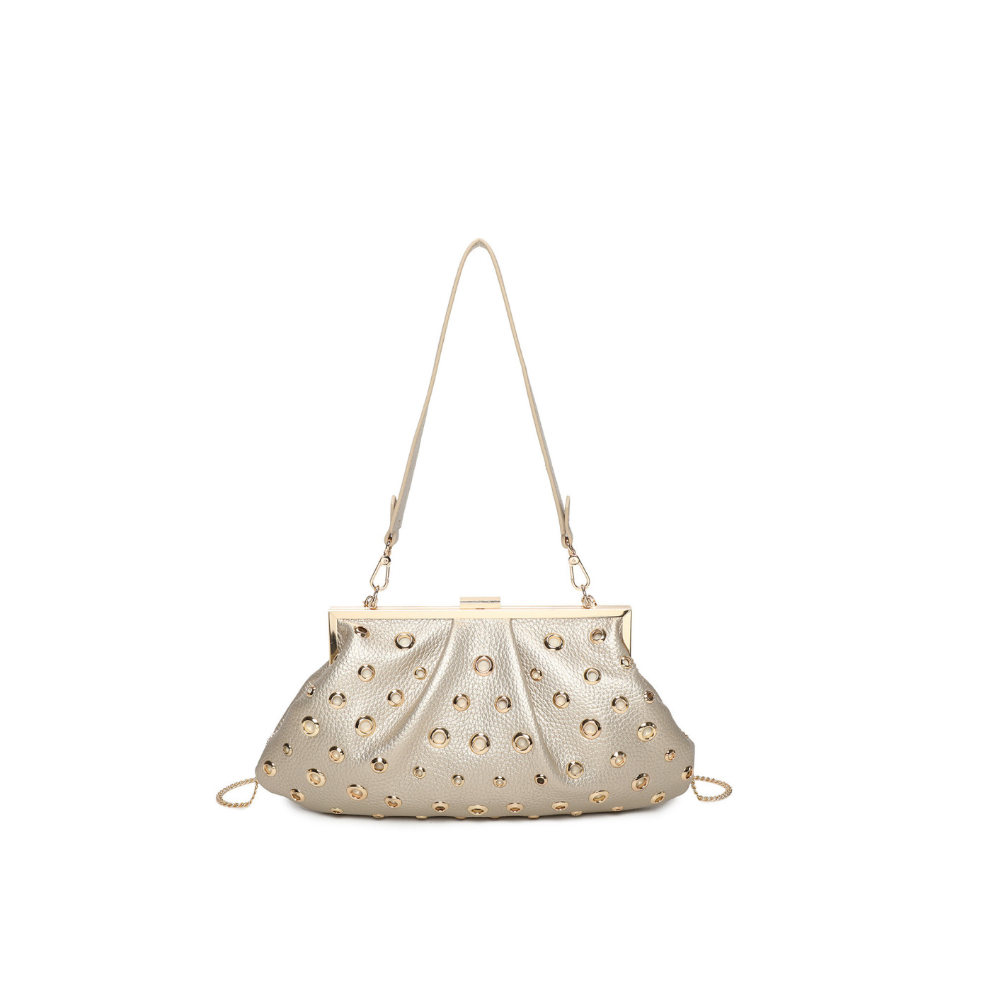 Shoulder bag with studs