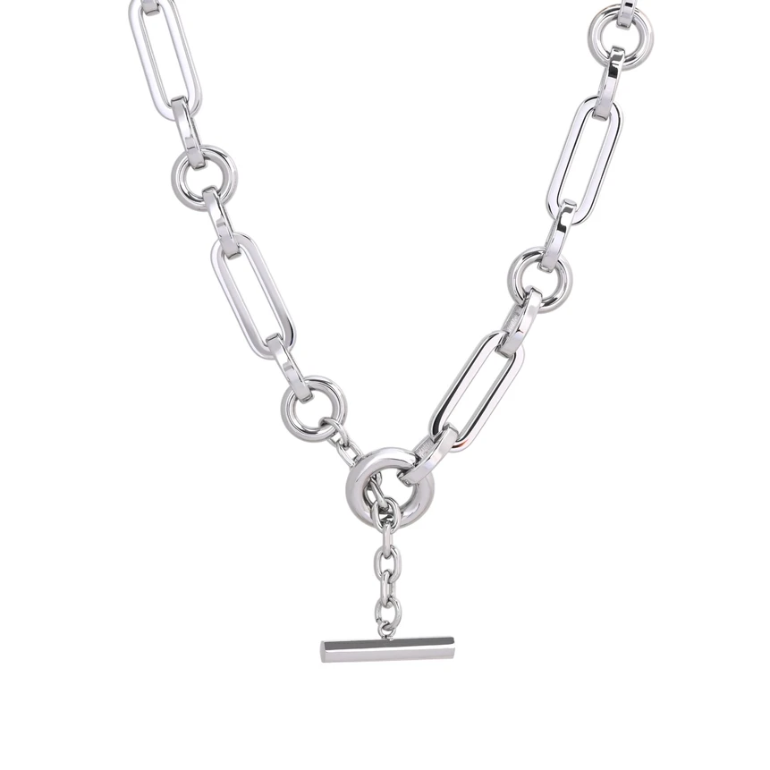 Colar Glamour com elos retangulares